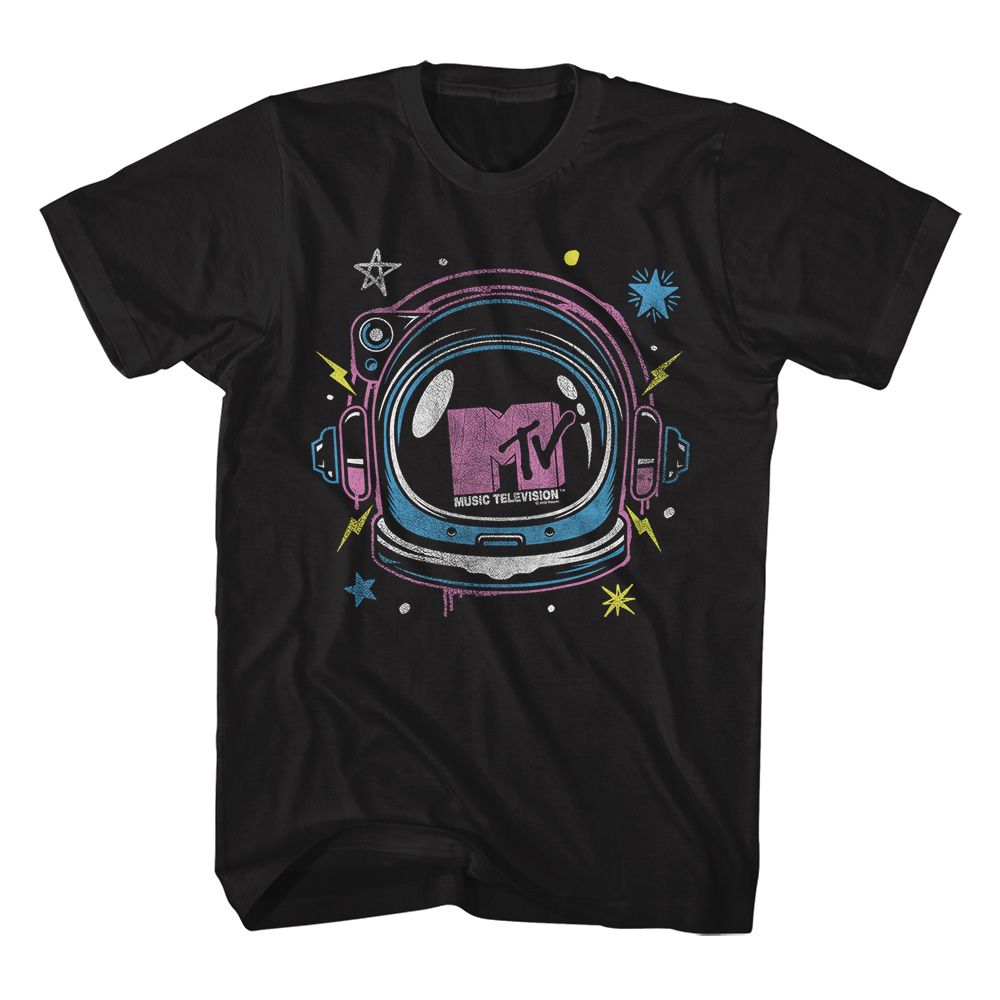 Space Helmet MTV t-shirt in black