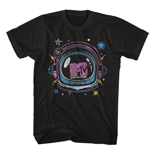 Space Helmet MTV t-shirt in black