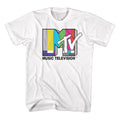 Test Card Logo MTV t-shirt in white