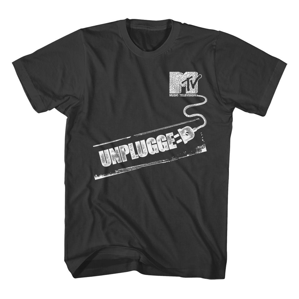 Unplugged MTV t-shirt in smoke gray