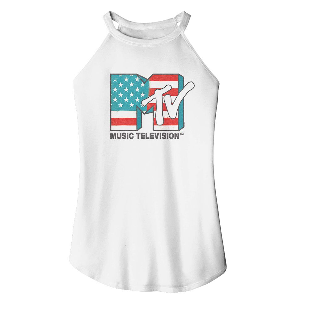 MTV Ladies Rocker Tank - American Flag