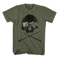Skulls and Sticks MTV t-shirt in military green