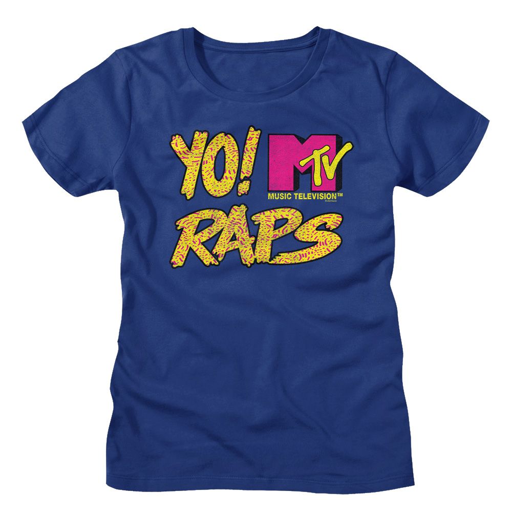 MTV Ladies T-Shirt - Yo! MTV Raps Texture