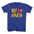 Yo! MTV Raps Texture MTV t-shirt in royal blue