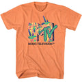 Hummingbirds MTV t-shirt in cantaloupe