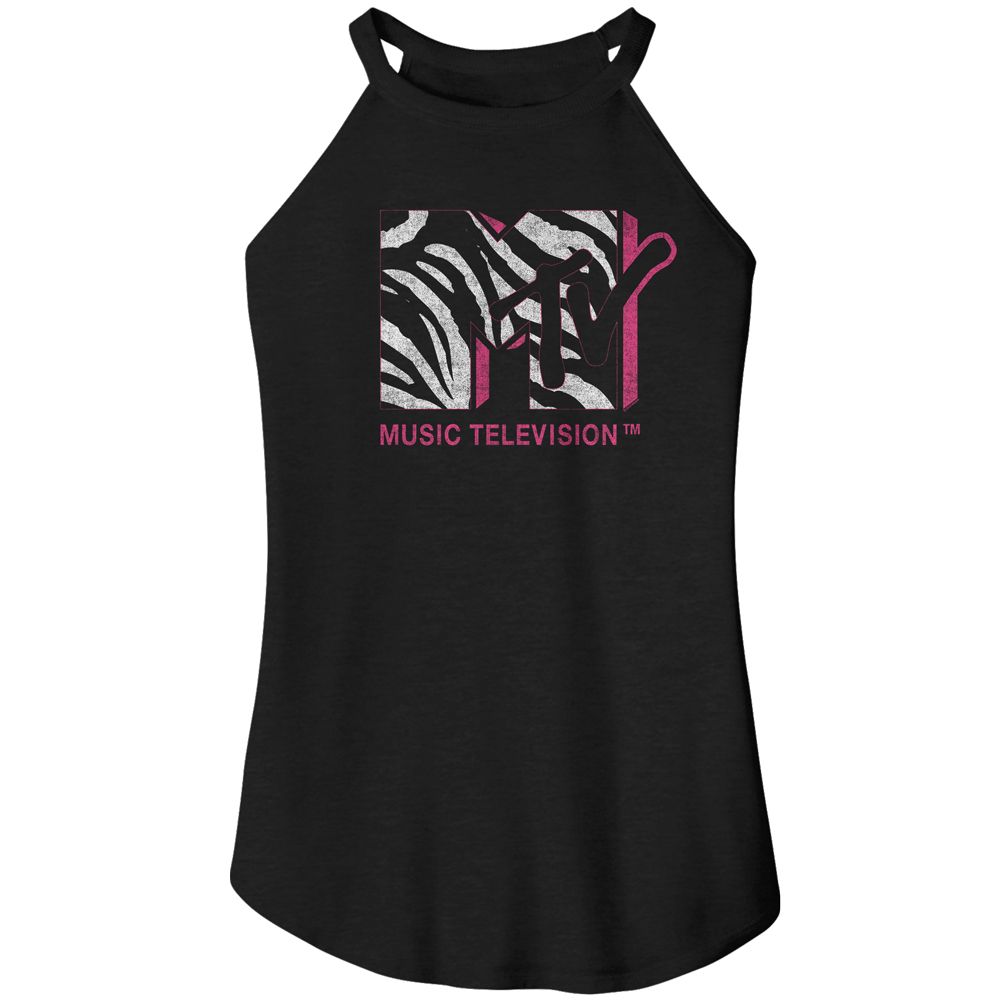 MTV Ladies Rocker Tank - Zebra