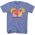 Spring Break Bikini MTV t-shirt in light blue heather