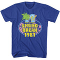 Spring Break 87 MTV t-shirt in royal blue