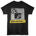 Cracked Background MTV t-shirt in black