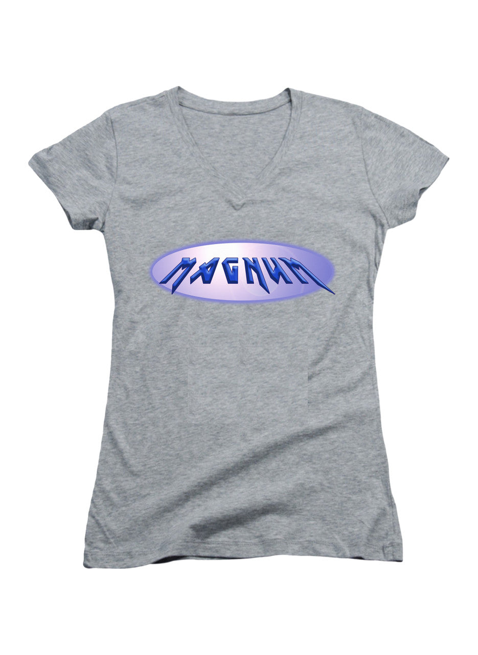 Gray Magnum Juniors V-Neck T-Shirt