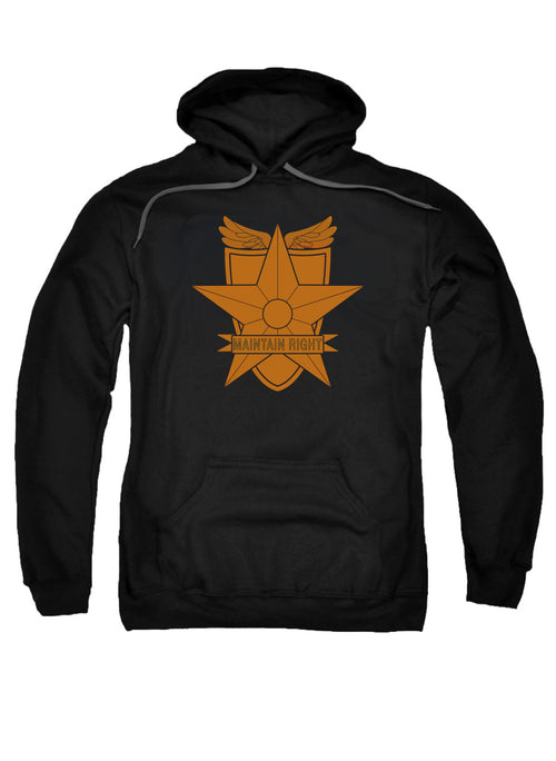 Black Main Force Patrol Logo Hoodie