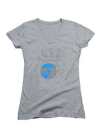 Gray Majestic 12 Juniors V-Neck T-Shirt