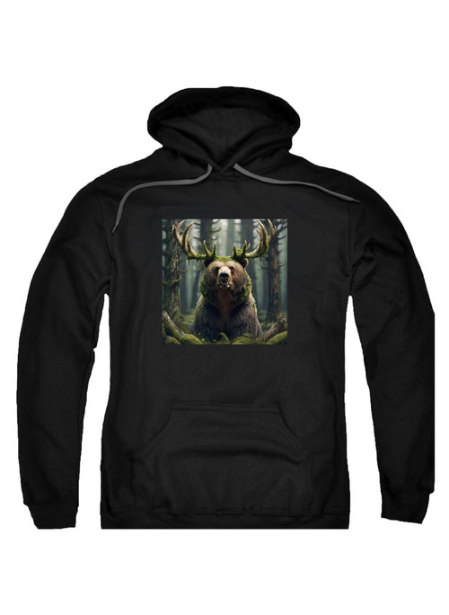Black Majestic Bear Hoodie