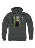 Charcoal Majestic Bear Hoodie