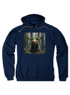 Navy Majestic Bear Hoodie