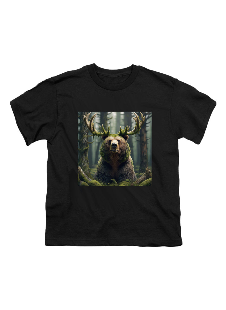 Black Majestic Bear Youth/Toddler T-Shirt