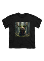 Black Majestic Bear Youth/Toddler T-Shirt