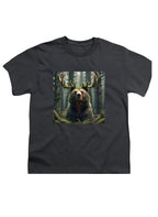 Charcoal Majestic Bear Youth/Toddler T-Shirt