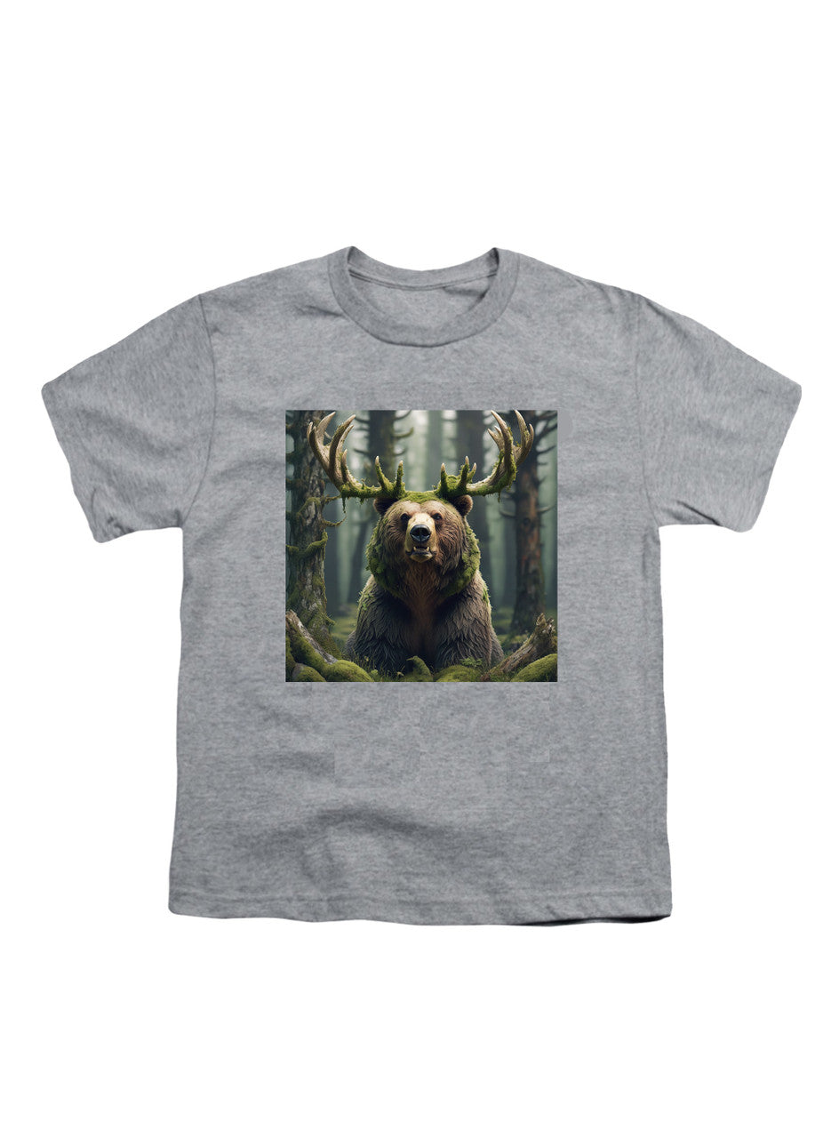 Gray Majestic Bear Youth/Toddler T-Shirt