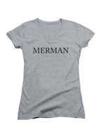 Gray Merman Juniors V-Neck T-Shirt