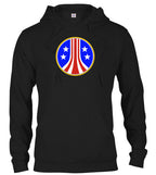 Black Military Logo Hoodie