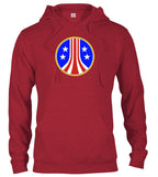 Red Military Logo Hoodie