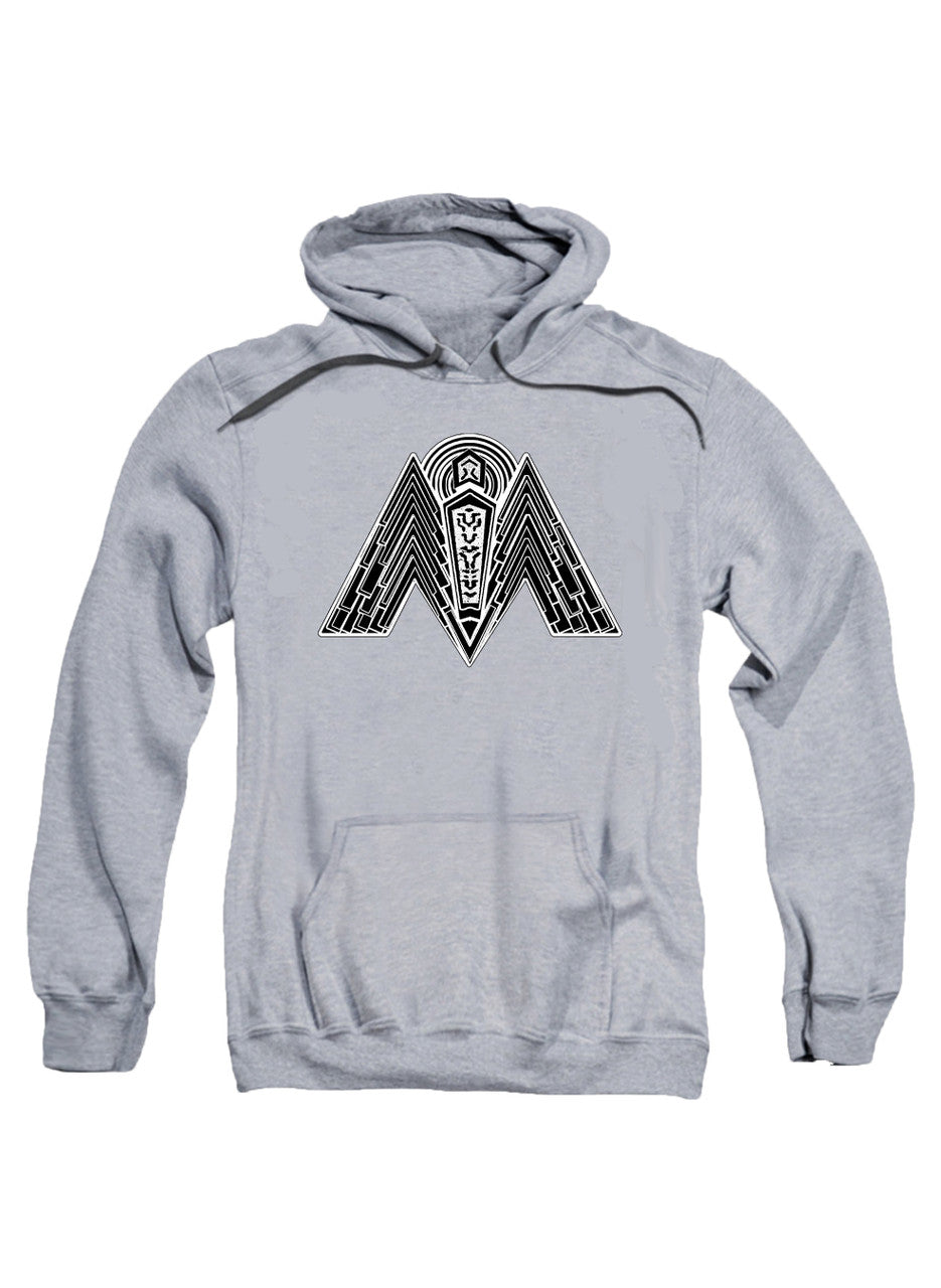 Gray Ministry of Information Logo Hoodie