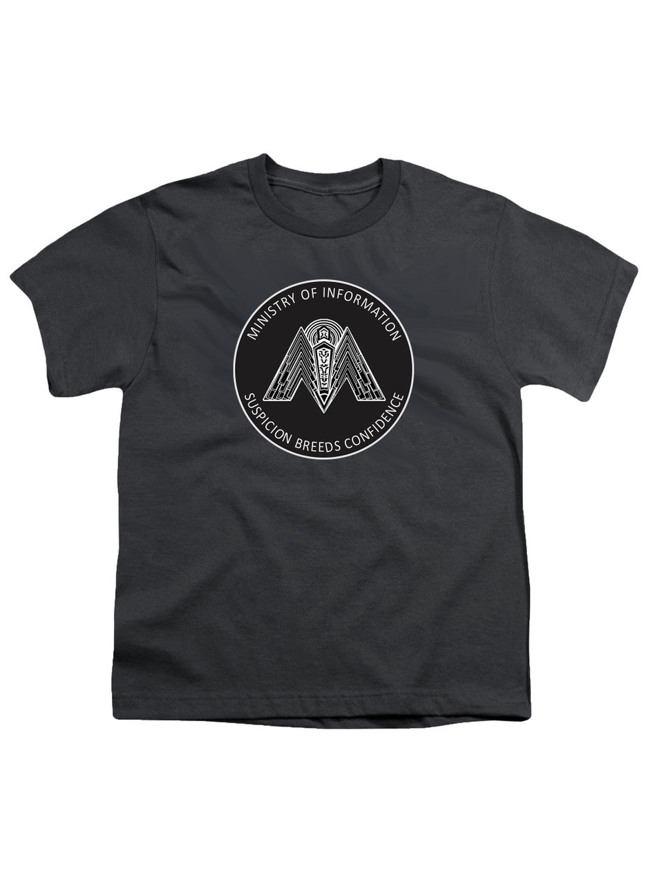 Charcoal Ministry of Information Circle Youth/Toddler T-Shirt