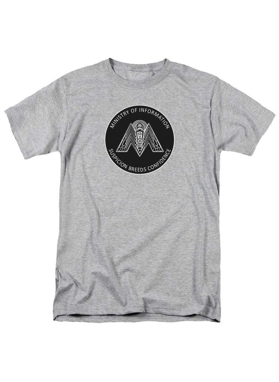 Gray Ministry of Information Circle T-Shirt