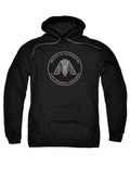 Black Ministry of Information Circle Hoodie