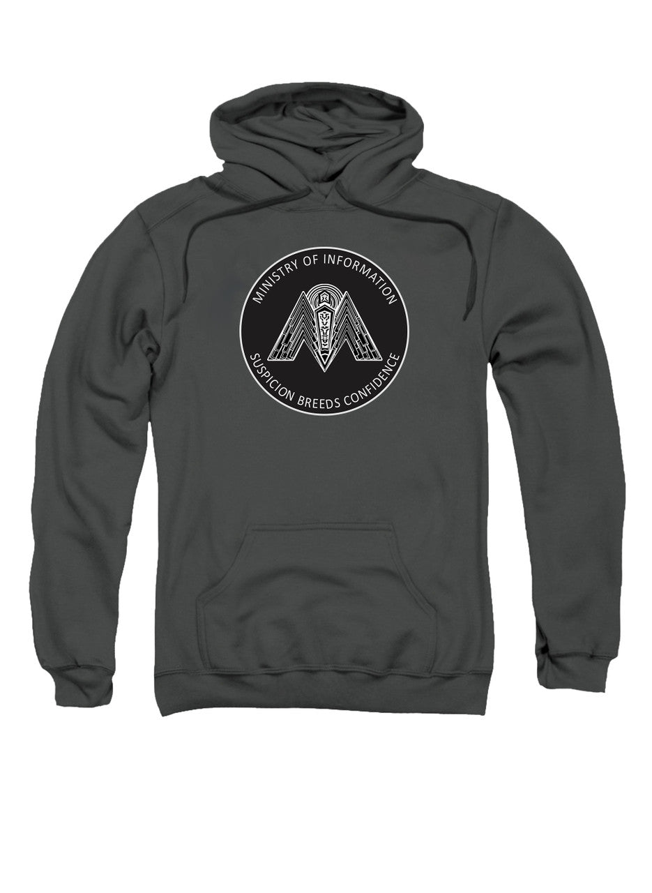 Charcoal Ministry of Information Circle Hoodie
