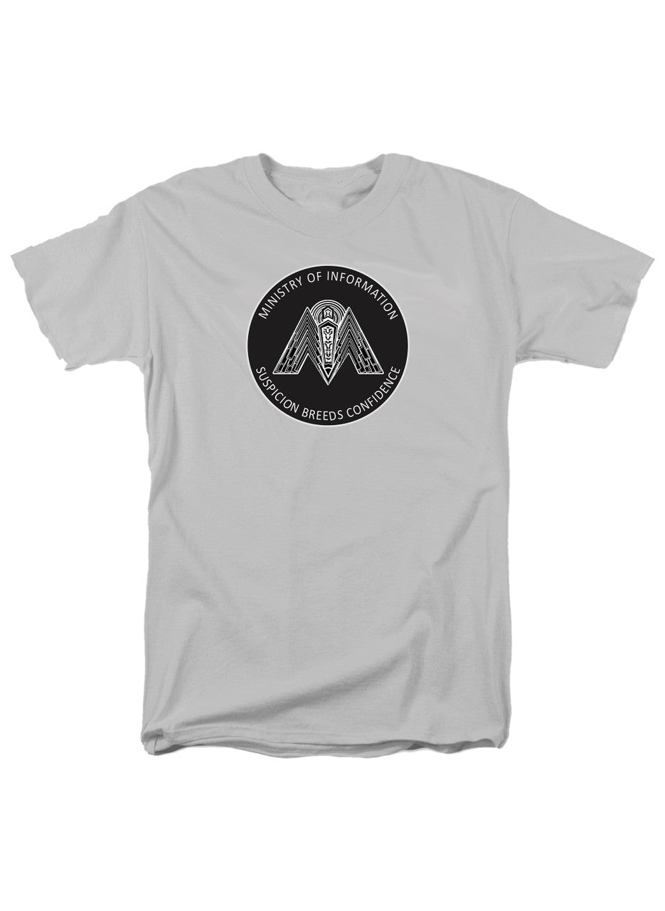 White Ministry of Information Circle T-Shirt