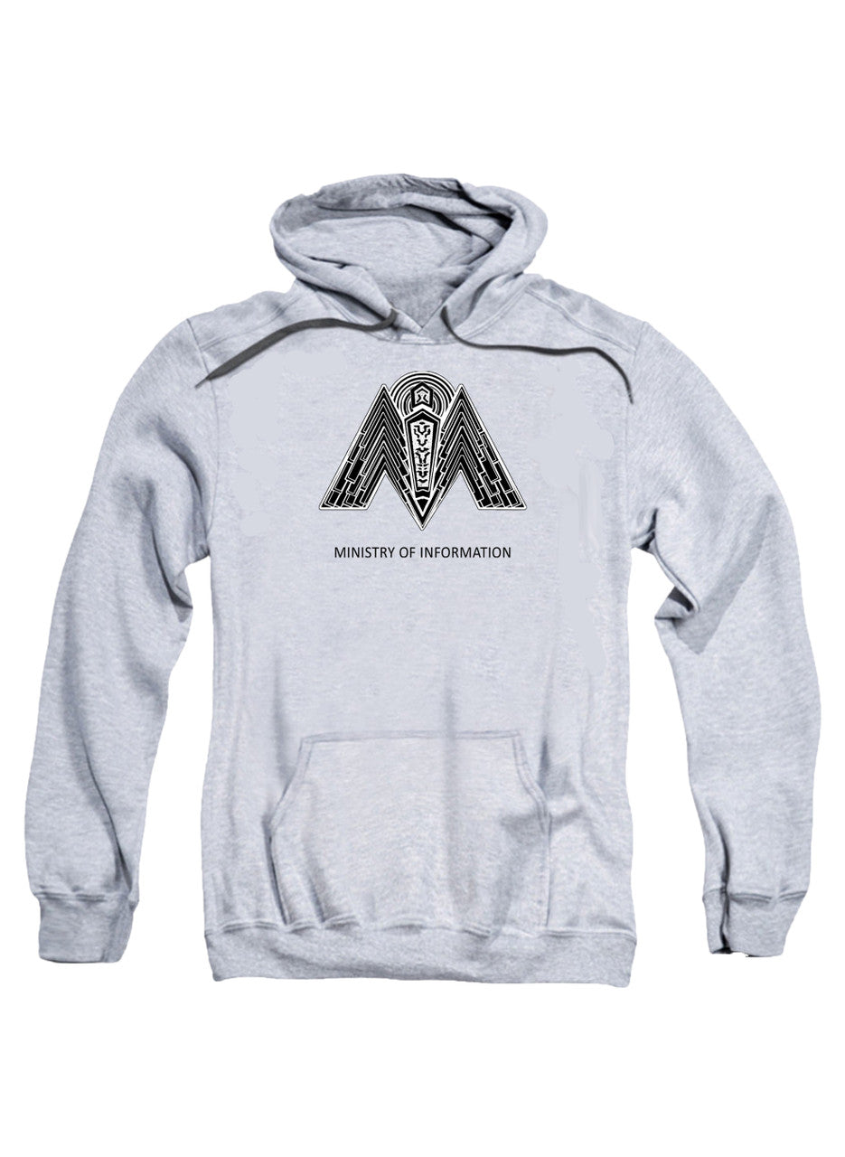 Gray Ministry of Information Hoodie