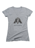 Gray Ministry of Information Juniors V-Neck T-Shirt