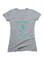 Gray Moisture Juniors V-Neck T-Shirt