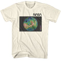 Natural NASA t-shirt featuring a Magellan probe design