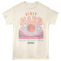 Natural NASA t-shirt featuring a Visit Mars design