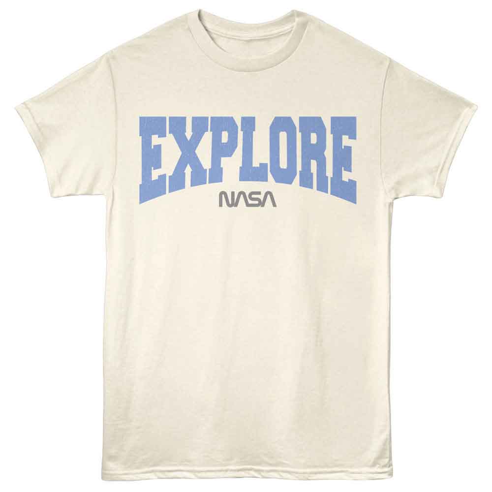 Natural NASA t-shirt featuring an Explore design