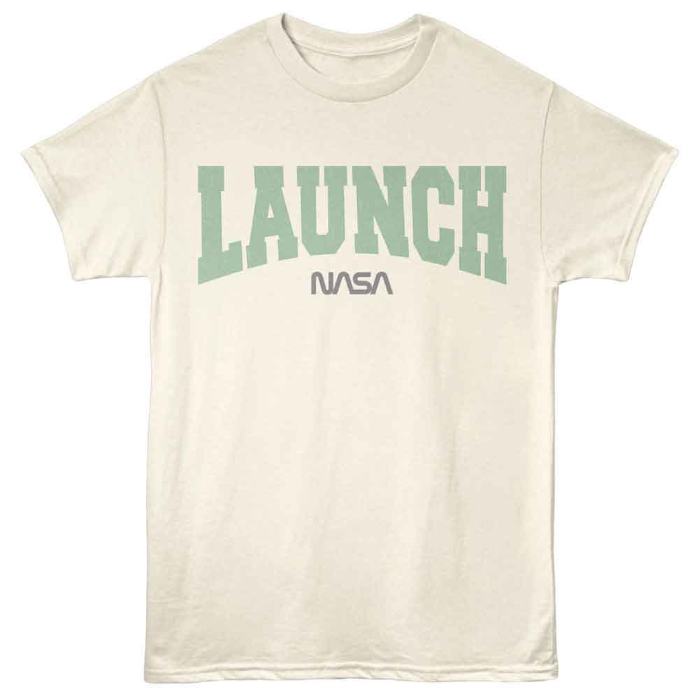 Natural NASA t-shirt featuring a NASA Launch design