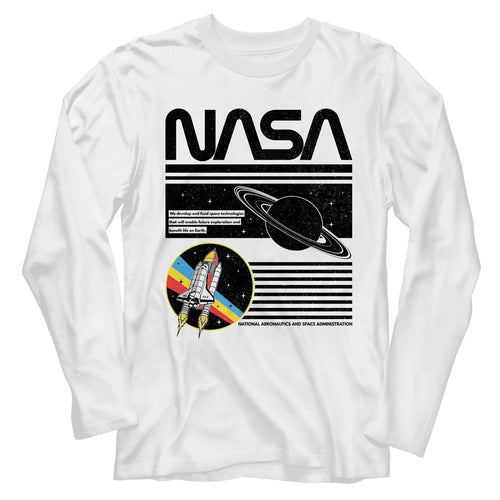 NASA Long Sleeve T-Shirt - Saturn