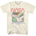 Natural NASA t-shirt featuring a Rainbow STS design
