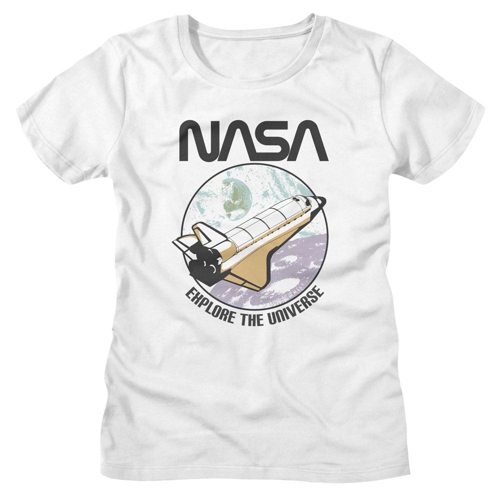 NASA Ladies T-Shirt - Explore the Universe - Natural