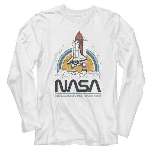 NASA Long Sleeve T-Shirt - Exploring Space Circles