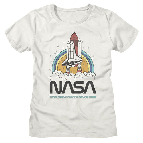 NASA Ladies T-Shirt - Exploring Space Circles