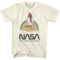 Natural NASA t-shirt featuring an Exploring Space Circles design