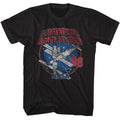 Black NASA t-shirt featuring an ISS 98 design