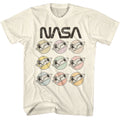 Natural NASA t-shirt featuring a Pastel Rockets design