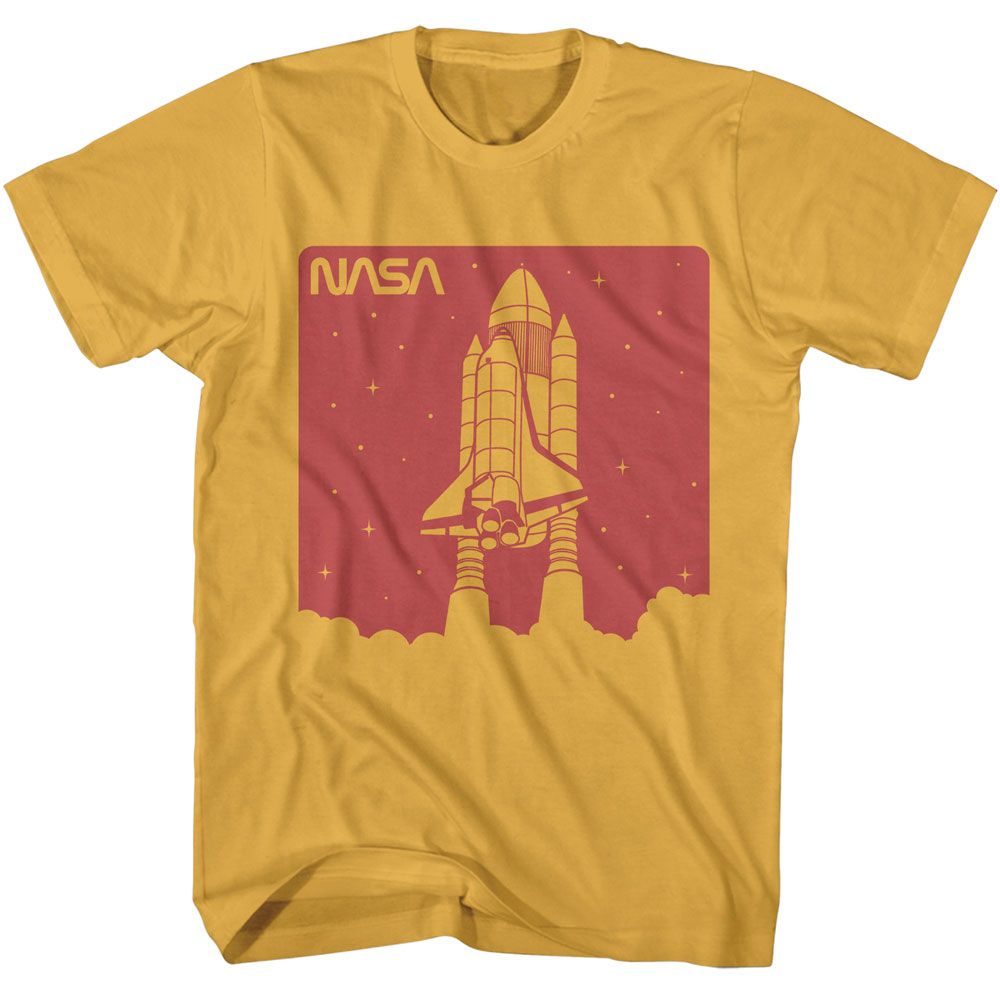 Ginger NASA t-shirt featuring a 1C Blast Off design