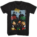 Black Naughty by Nature t-shirt featuring a Down with OPP design
