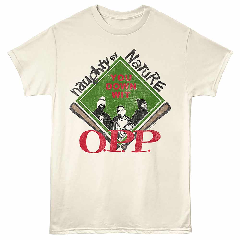 Natural Naughty by Nature t-shirt featuring a Diamond Logo design